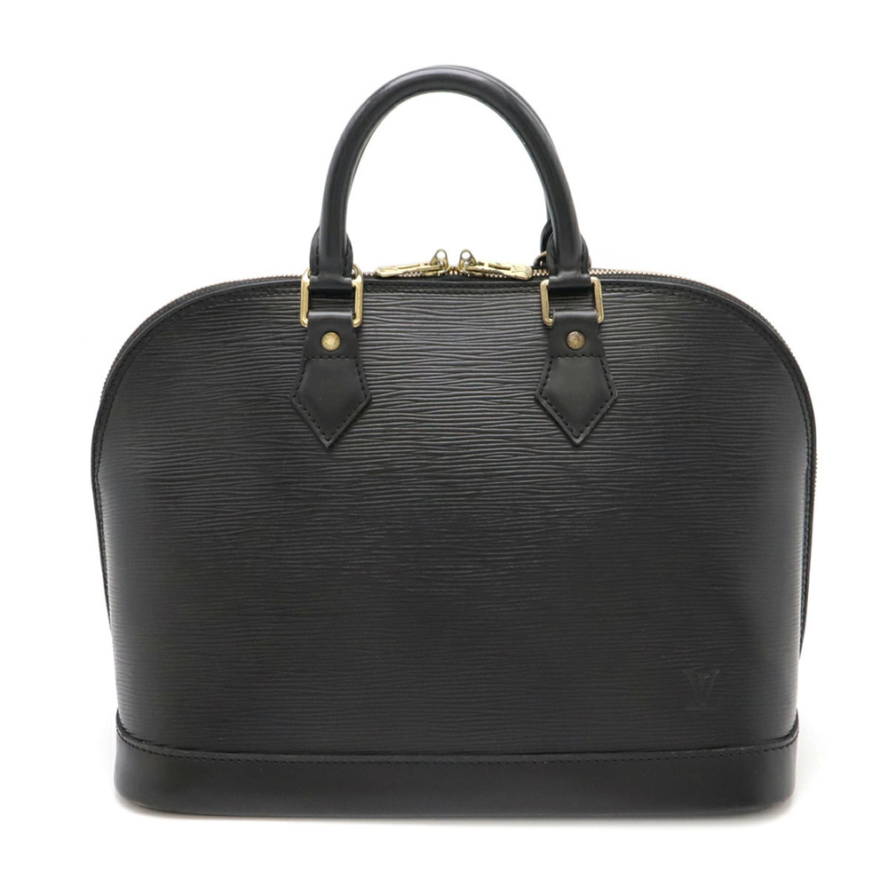 LOUIS VUITTON Epi Alma Handbag Leather Noir Black